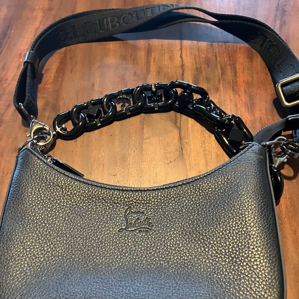 Christian Louboutin Black leather mini Shoulder Bag NWOT - Picture 2 of 12